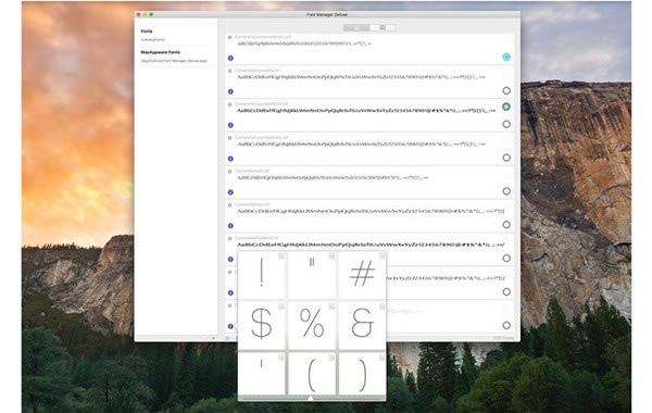 Font Manager߼for Mac