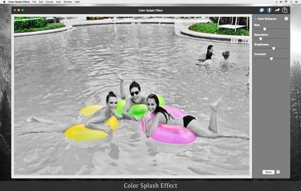 Color Splash Effect Mac