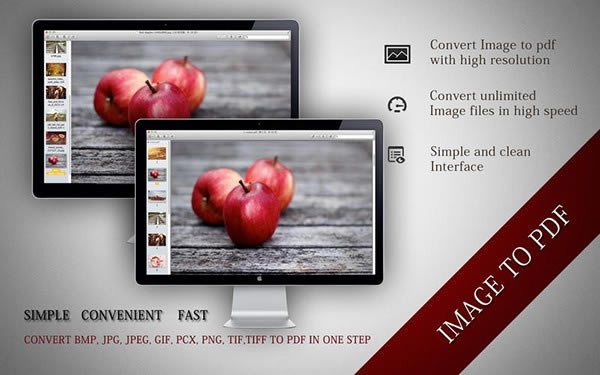 Image to PDF MacImage to PDFת BMP, JPG, JPEG, GIF, PCX, PNG, TIF  TIFFͼļPDFļʽ  ImageToP