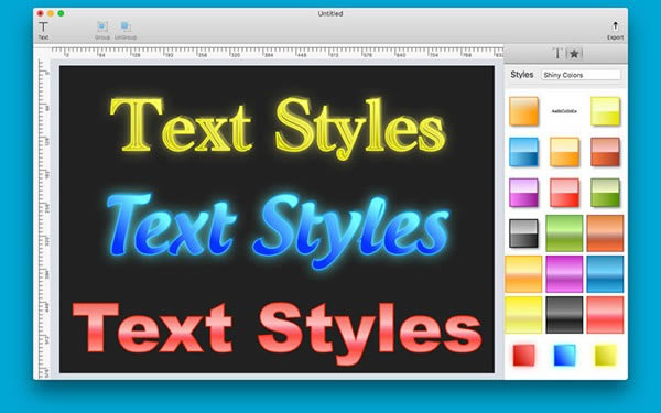 Text Styles Mac