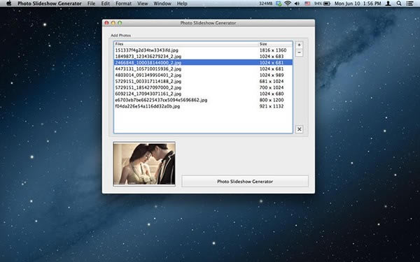 Photo Slideshow Generator for Mac