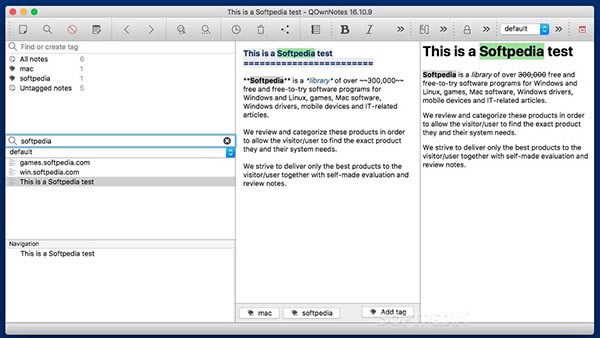 QOwnNotes for Mac