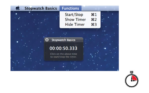 Stopwatch Basics Mac