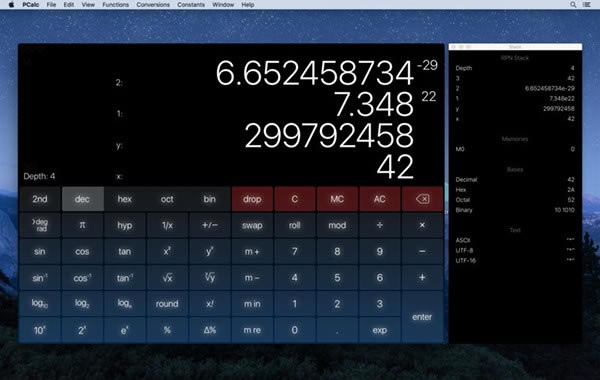 PCalc for mac