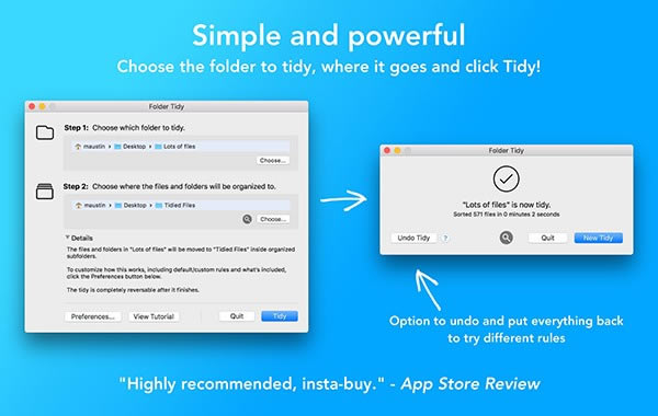 Folder Tidy for mac