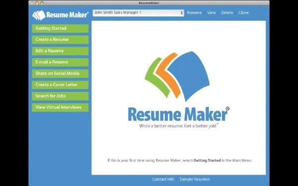 Resume Maker Mac
