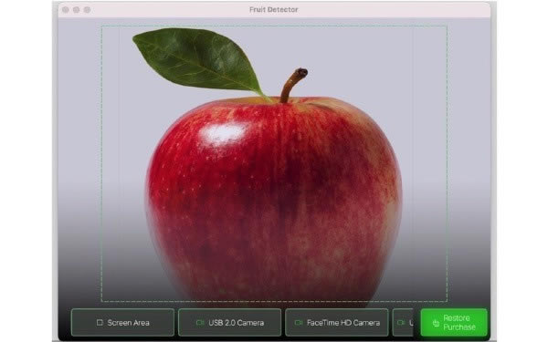 Fruit Detector Mac
