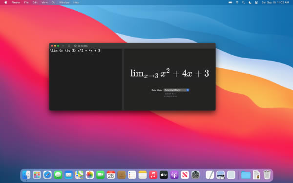MathWriter Mac