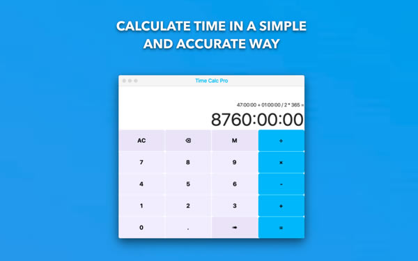 Time Calc Pro Mac