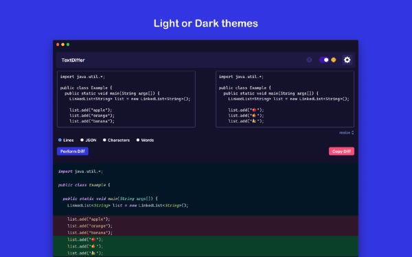 TextDiffer Mac
