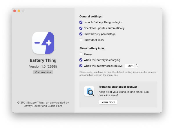 Battery Thing Mac