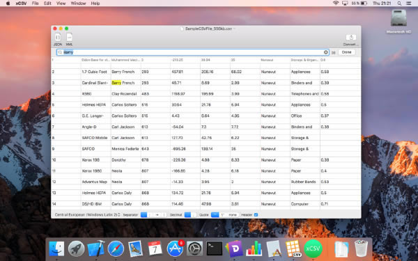 xCSV Mac