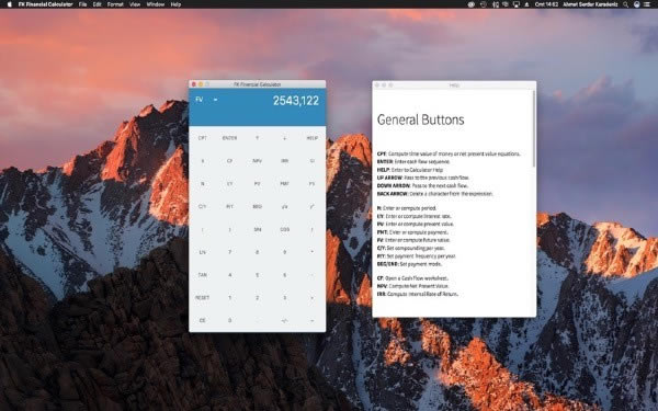 FK Financial Calculator Mac