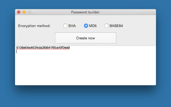 Password builde‪r Mac