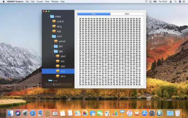 ISOBMFF Explore‪r Mac
