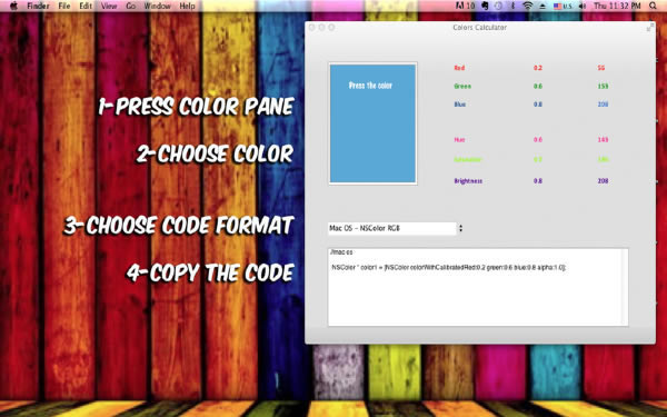 Color Calculato‪r Mac