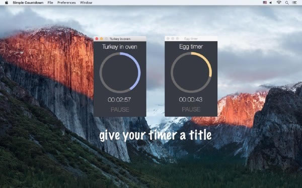 Simple Countdown Mac