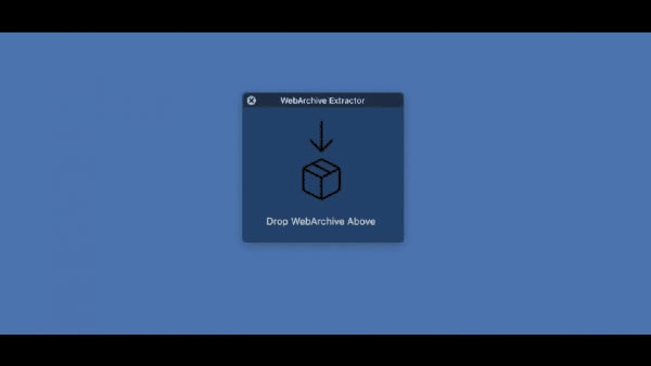 WebArchive Extractor Mac
