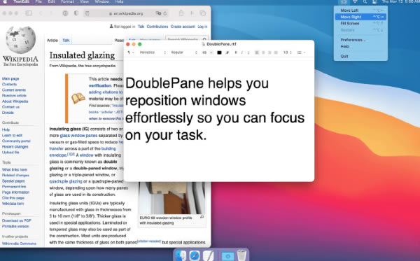 DoublePane Mac