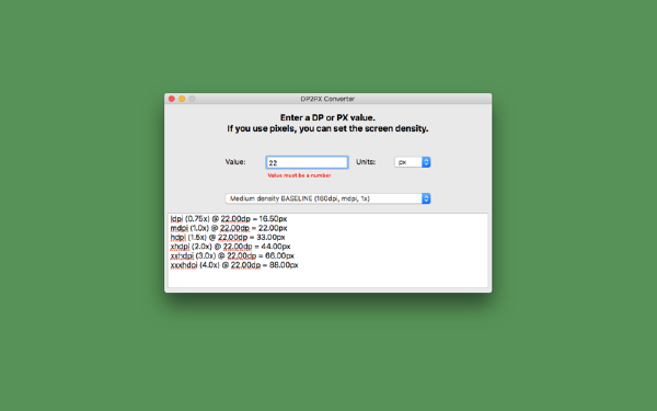 DP2PX Converter Mac