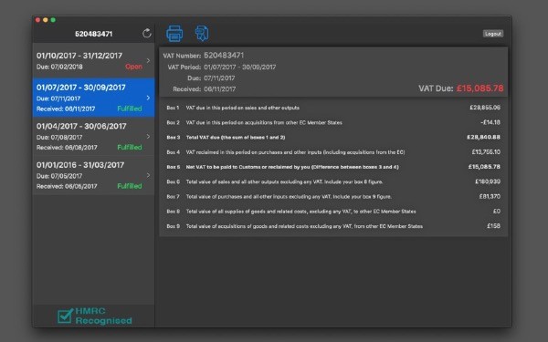 VAT Making Tax Digital Mac