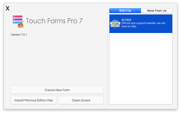 Touch Forms Pro Mac