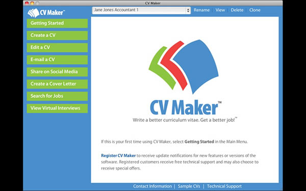 CV Maker Mac