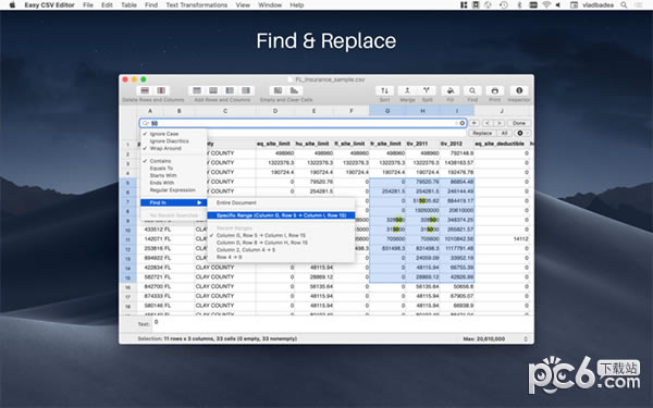 Easy CSV Editor for Mac