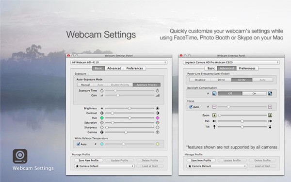 Webcam Settings Mac