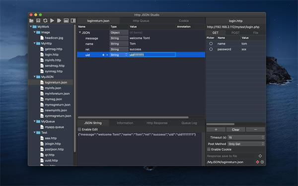 Http JSON Studio Mac