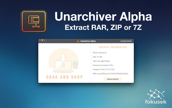 Unarchiver Alpha Mac