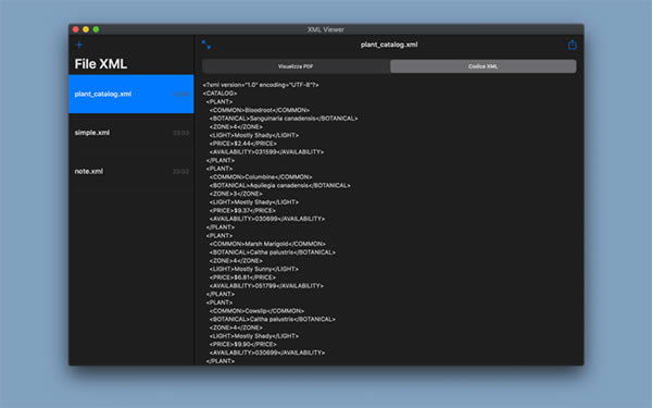 XML Viewer Mac
