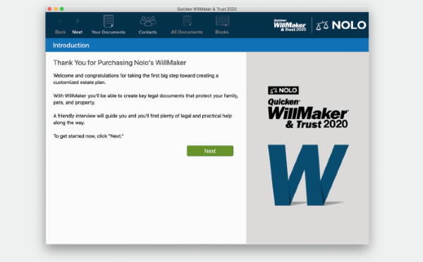 Quicken WillMaker Plus Mac