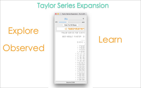Taylor Series Expansion Mac
