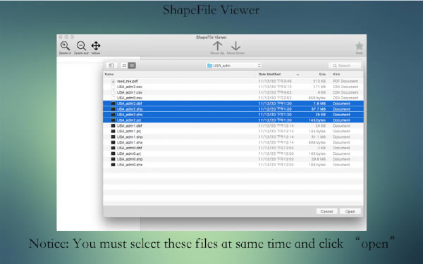 ShapeFile Viewer Mac
