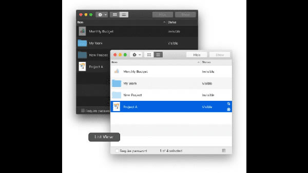 Hide Folders for Mac
