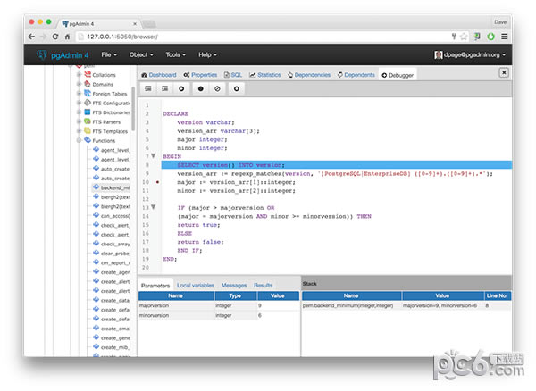 pgAdmin for Mac