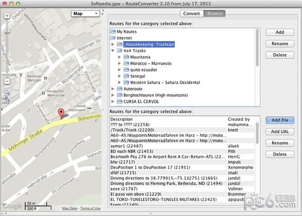 RouteConverter for Mac