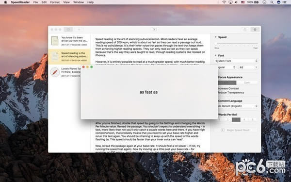 Speed Reader Mac