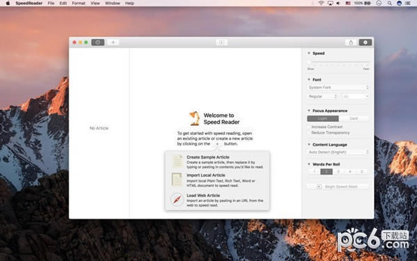 Speed Reader Mac