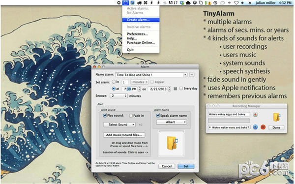 TinyAlarm Mac