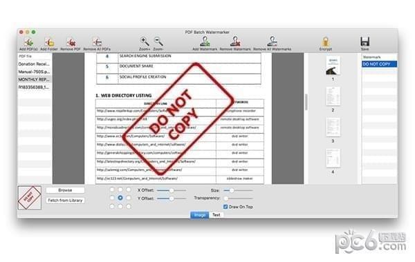 PDF Batch Watermarker Mac