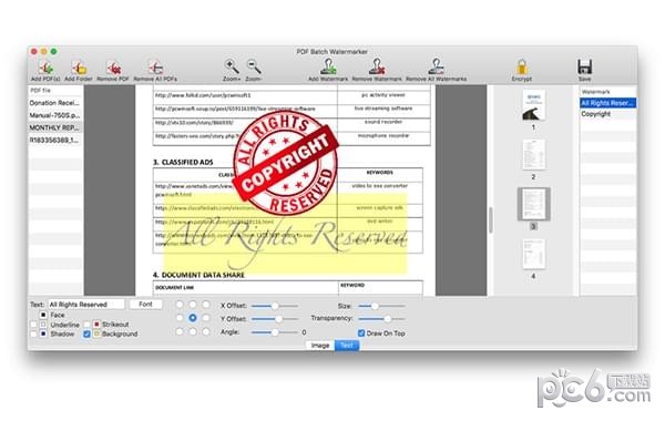 PDF Batch Watermarker for Mac