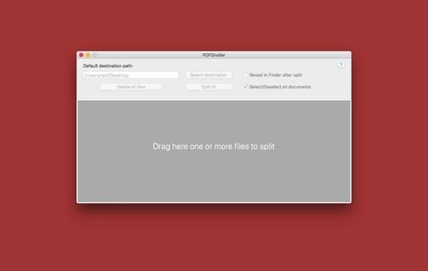 PDFDivider for Mac