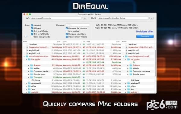 DirEqual Mac