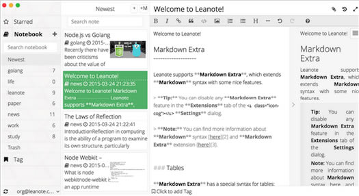 Leanote for Mac