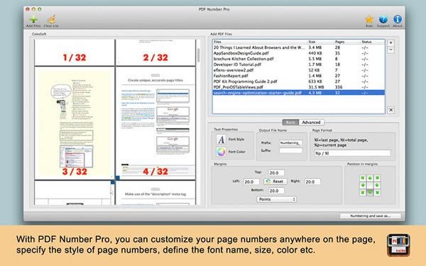 PDF Number Pro for Mac