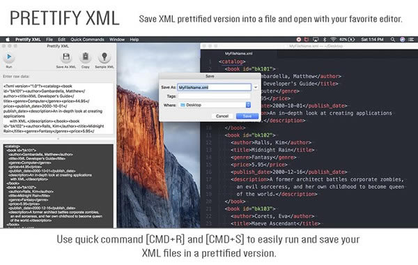 Prettify XML Mac