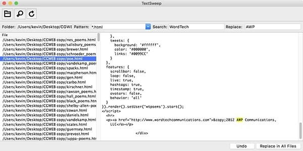 Textsweep for mac