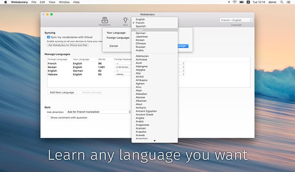 Wokabulary for mac